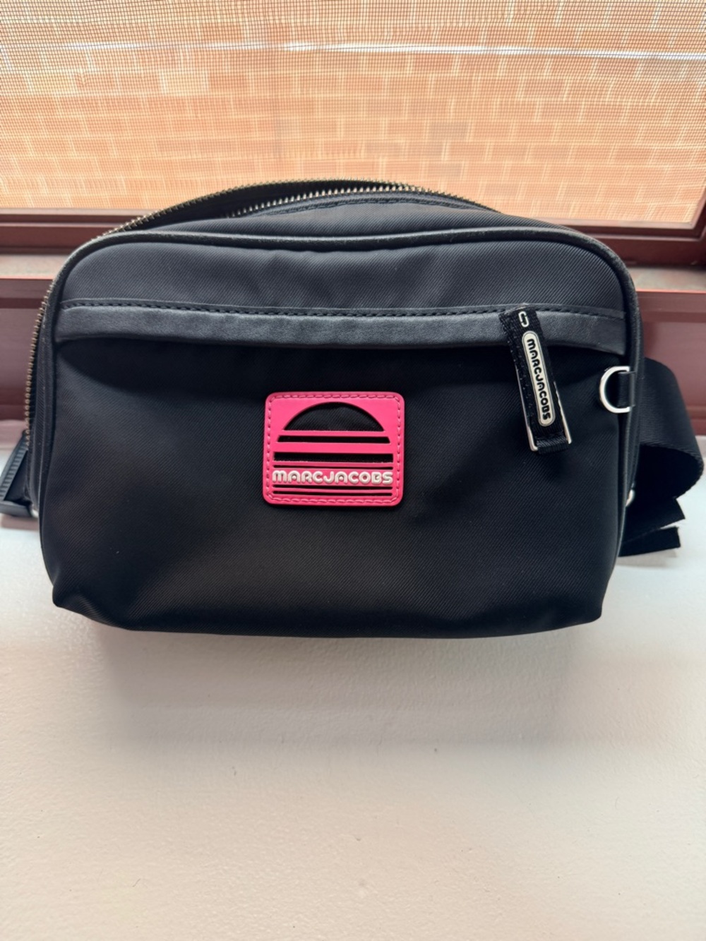 Marc Jacobs Black Nylon Crossbody / Belt Bag